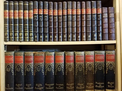 Lot 452 - Continental Bindings. Approximately 170 volumes of 19th & early 20th-century French & German language literature