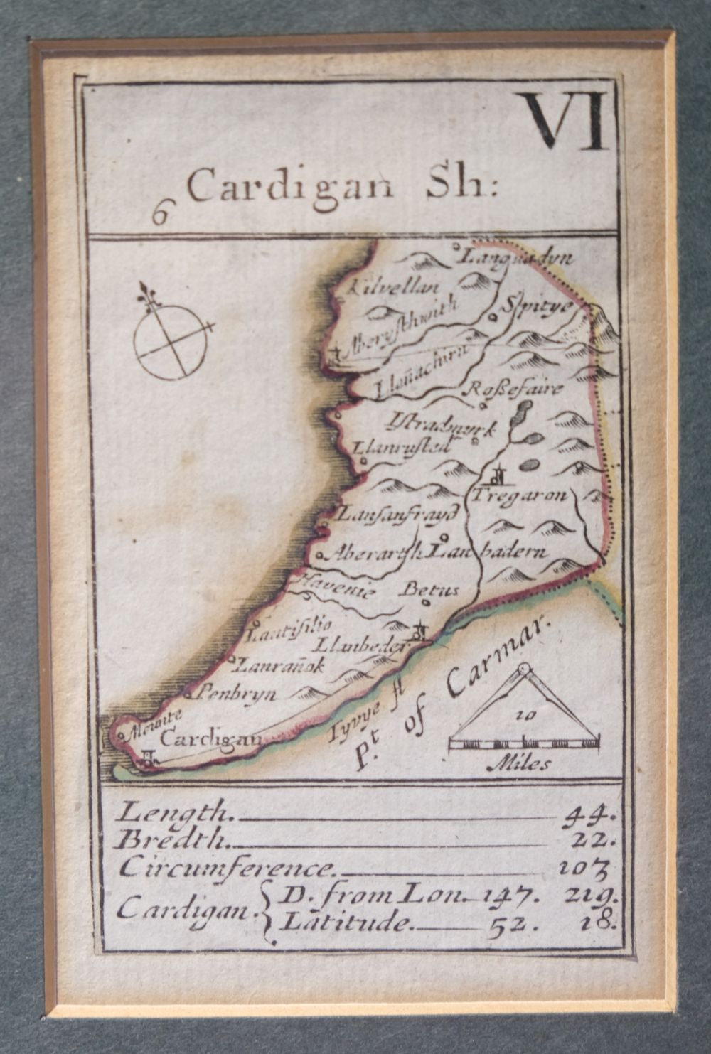 Lot 128 - Playing Card Maps. Morden (Robert), Cardigan