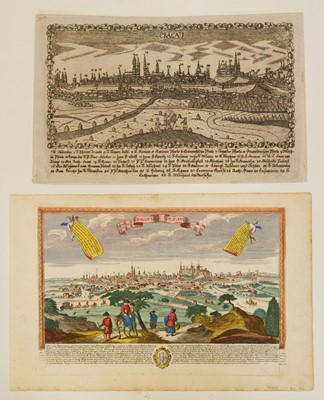Lot 112 - Krakow. Aveline (Antoine, publisher), Cracovie, Ville de la Haute ou Petite Pologne, circa 1690