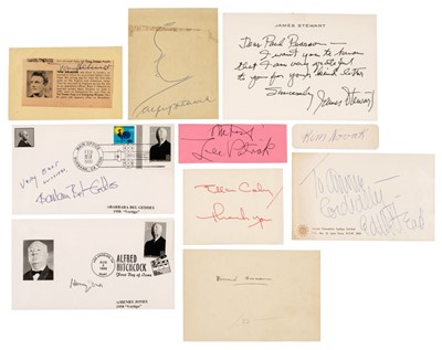 Lot 906 - Alfred Hitchcock’s Vertigo. An uncommon collection of autographs