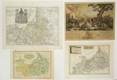 Lot 130 - Prussia. A collection of eleven maps, mostly 18th century