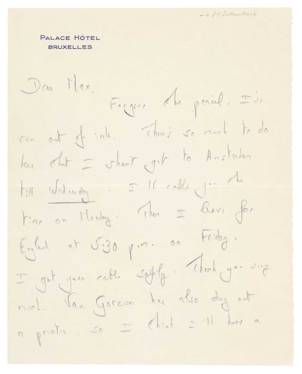 Lot 939 - Greene (Graham, 1904-1991).  Autograph Letter Signed, 'Graham Greene', no date, circa 1960s