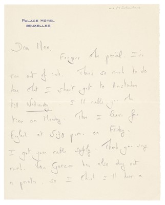 Lot 939 - Greene (Graham, 1904-1991).  Autograph Letter Signed, 'Graham Greene', no date, circa 1960s