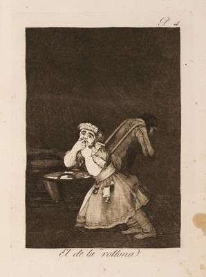 Lot 13 - Goya (Francisco de, 1746-1828) Los Caprichos, 1799, the complete set of 80 etchings, FIRST EDITION