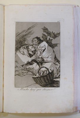 Lot 13 - Goya (Francisco de, 1746-1828) Los Caprichos, 1799, the complete set of 80 etchings, FIRST EDITION