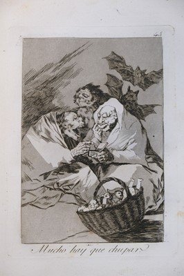 Lot 13 - Goya (Francisco de, 1746-1828) Los Caprichos, 1799, the complete set of 80 etchings, FIRST EDITION