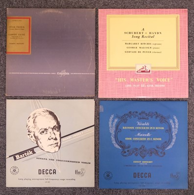 Lot 410 - Classical Records (10"). Collection of 90 records (10" 33rpm) on HMV, Decca, Columbia, etc.