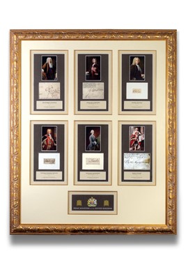 Lot 914 - British Prime Ministers. A complete and professionally presented collection of all 55 autographs