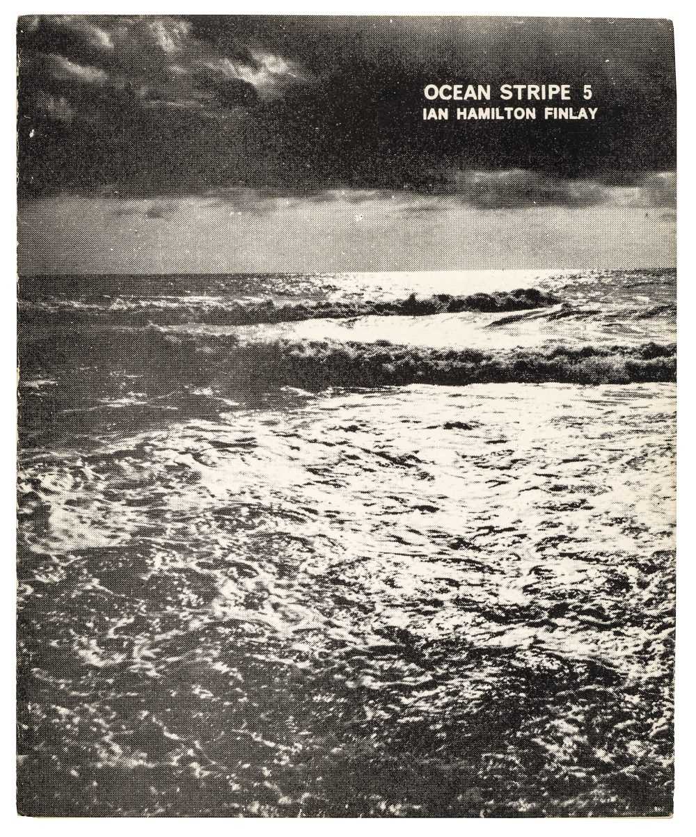Lot 773 - Finlay (Ian Hamilton). Ocean Stripe 5, Taraques Press 1967, monochrome photographs of fishing boats