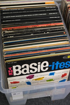 Lot 433 - Approx. 350 Jazz & Blues Records, 30 of them on Pablo label, plus some Mosaic MD6-series CD box sets