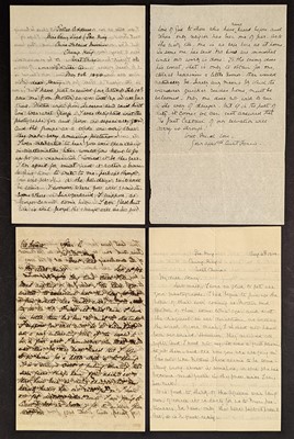 Lot 276 - Boxer Rebellion in China. Three autograph letters from the English missionary Fanny Lloyd