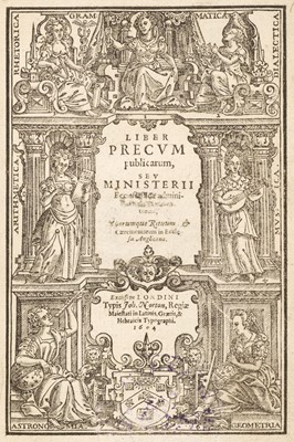 Lot 219 - Church of England. Liber percum publicarum..., 1604