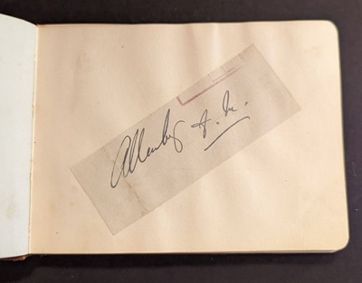 Lot 917 - Churchill (Winston Spencer, 1874-1965). Autograph signature in black ink, 'Winston S. Churchill'