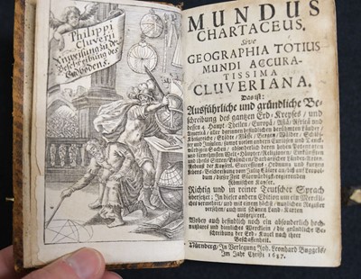 Lot 4 - Cluver (Philipp). Mundus Chartaceus..., 1687