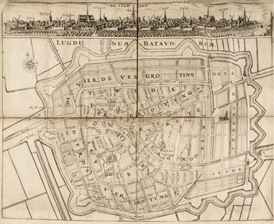 Lot 25 - Leiden. Les delices de Leide, une des célébres villes de l'Europe, 1712
