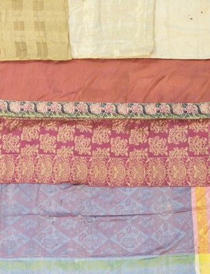Lot 599 - Shawls. An early 19th century changeable silk shawl, plus 5 others