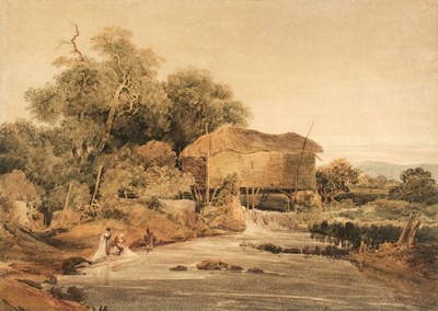 Lot 142 - De Wint (Peter, 1784-1849). A Derbyshire Watermill
