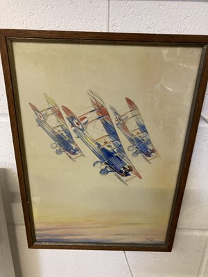Lot 113 - Beaton (Alan, active 1928-60), Aviation watercolours