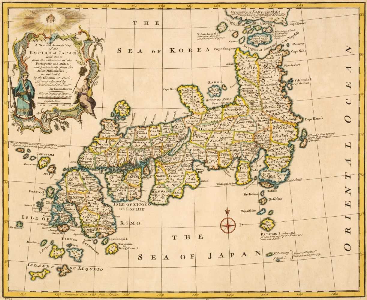 Lot 102 - China & Japan. Bowen (Emanuel), A New and Accurate Map of China..., circa 1747
