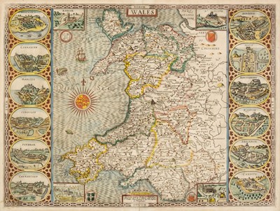 Lot 164 - Wales. Speed (John), Wales, Thomas Bassett & Richard Chiswell, 1676