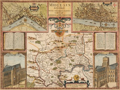 Lot 126 - Middlesex. Speed (John), Midle-sex described..., George Humble, circa 1627