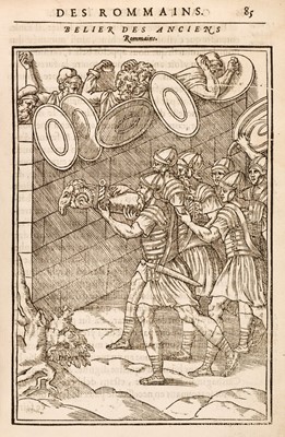 Lot 310 - Du Choul (Guillaume). Discours de la Religion des Anciens Romains..., 1567