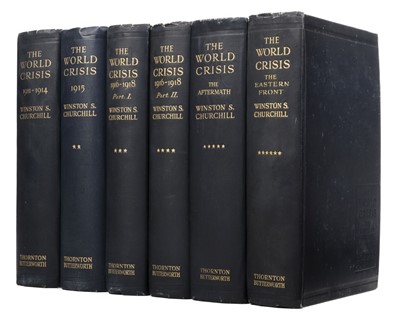 Lot 370 - Churchill (Winston Spencer). The World Crisis, 6 volumes, 1923-31