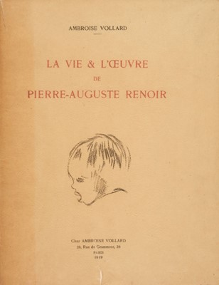 Lot 313 - Vollard (Ambroise). La Vie et l'Oeuvre de Pierre-Auguste Renoir, 1919