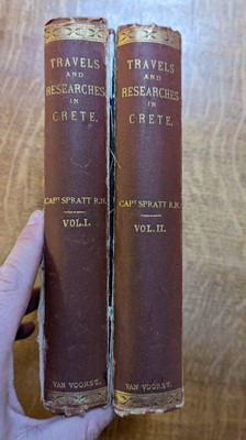 Lot 284 - Spratt (Thomas Abel Brimage). Travels and Researches in Crete, 1865