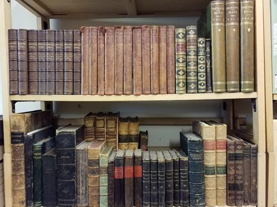 Lot 309 - Bindings. A large collection of approximately 125 volumes of 19th-century literature