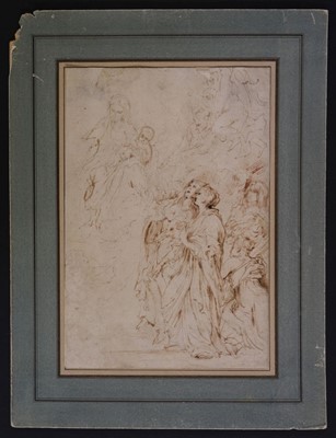 Lot 17 - Van Dyck (Anthony, 1599-1641, after). Madonna and Child, late 17th century, & others