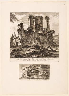 Lot 30 - Barbault (Jean 1718-1762), Two views of Rome, etchings