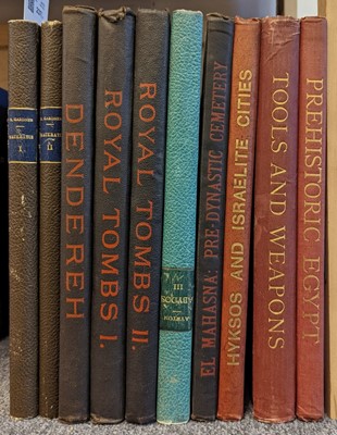 Lot 237 - Egypt Exploration Fund. Memoirs...,  7 volumes, 1886-1911, & 3 others similar