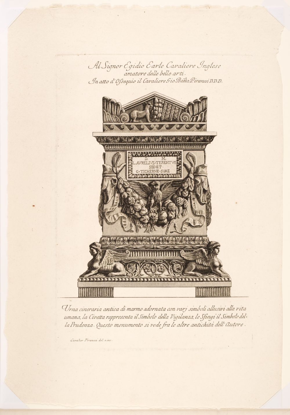 Lot 67 - Piranesi (Giovanni Battista, 1720-1788).