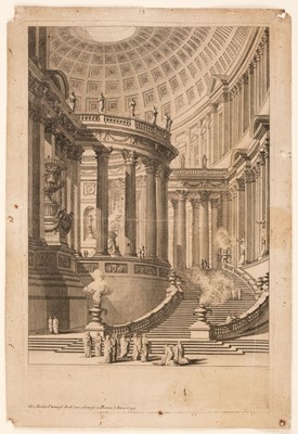 Lot 63 - Piranesi (Giovanni Battista, 1720-1788). Ara antica, 1744, etching