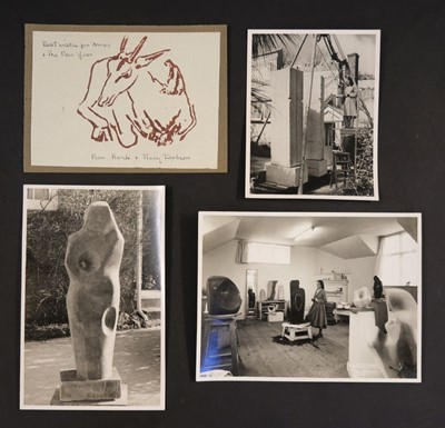 Lot 267 - Hepworth (Barbara, 1903-1975). A group of autograph letters and photographs...