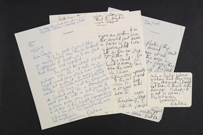Lot 267 - Hepworth (Barbara, 1903-1975). A group of autograph letters and photographs...