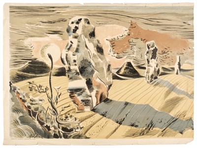 Lot 207 - Nash (Paul, 1889-1946). Landscape of the Megaliths