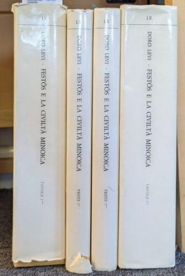 Lot 259 - Levi (Doro). Festòs e la Civiltà Minoica, 4 volumes, 1st edition, 1976