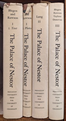 Lot 215 - Blegen (Carl W., et al). The Palace of Nestor at Pylos ..., 3 volumes in 4, 1966-1973