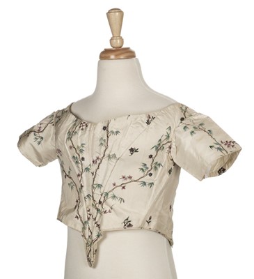 Lot 536 - Bodices. A collection of early bodices, late 18th/early 19th century