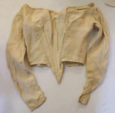 Lot 536 - Bodices. A collection of early bodices, late 18th/early 19th century