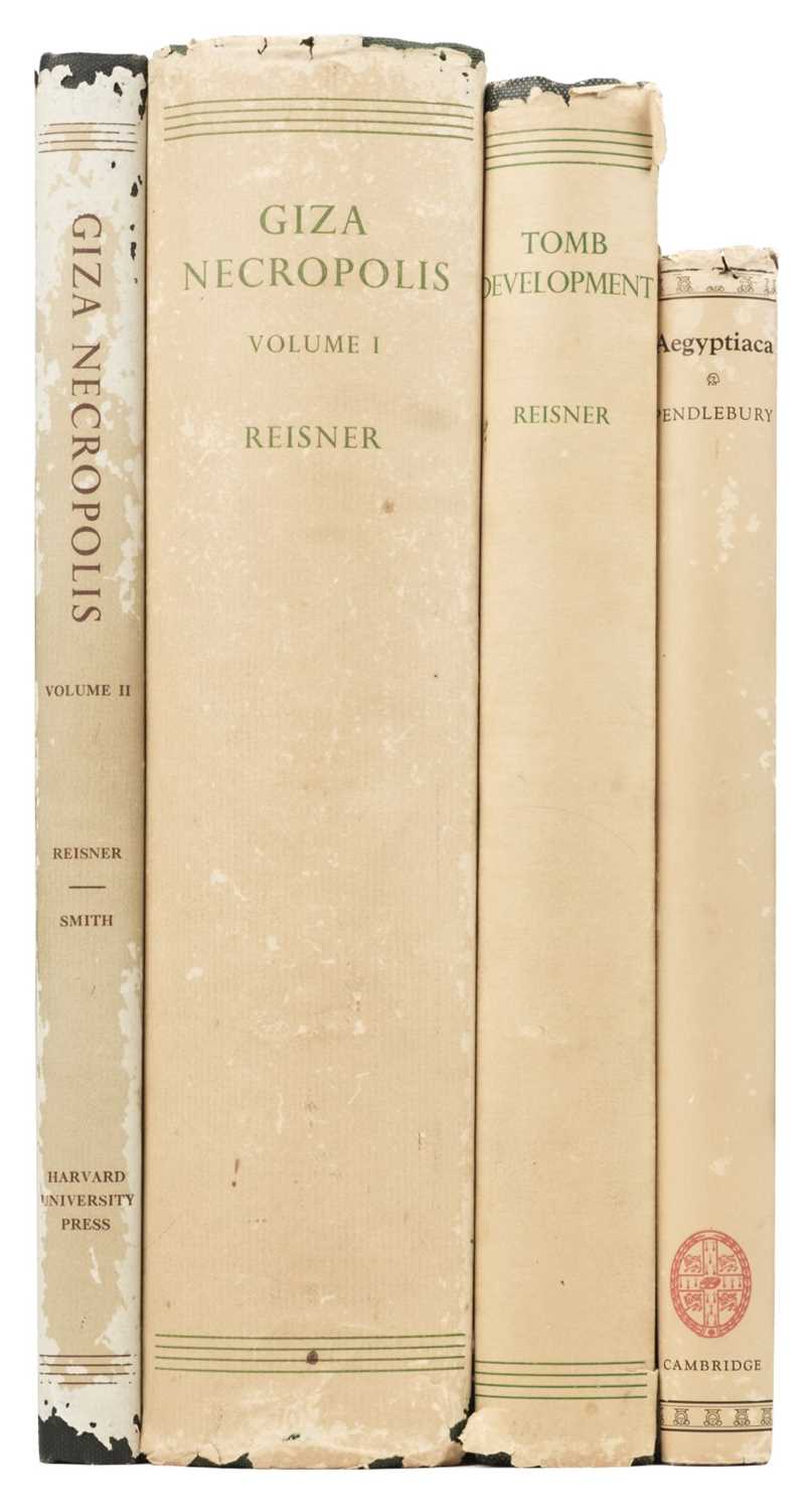 Lot 277 - Reisner (George Andrew). A History of the Giza Necropolis, 2 volumes, 1942-1955, & others