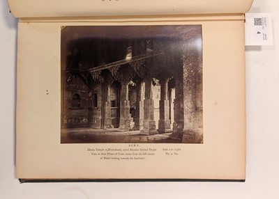 Lot 4 - Cole (Henry Hardy). Illustrations of Buildings near Muttra and Agra,  London: W.H. Allen, 1873