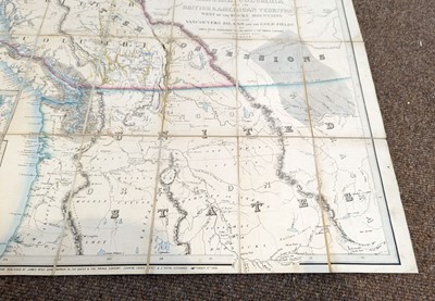 Lot 130 - North America. Wyld (James), Map of the Colony of British Columbia..., and the Gold Fields, 1858