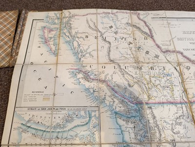 Lot 130 - North America. Wyld (James), Map of the Colony of British Columbia..., and the Gold Fields, 1858