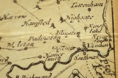 Lot 125 - Middlesex. Morden (Robert), Playing card map, circa 1676