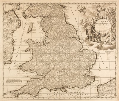 Lot 109 - England & Wales. Covens (J. C. & Mortier C.), Regni Angliae et Walliae principatus..., 1735