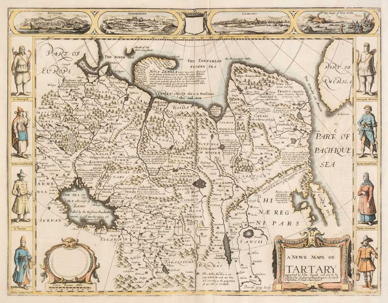 Lot 151 - Tartary. Speed (John), A Newe Mape of Tartary..., 1676