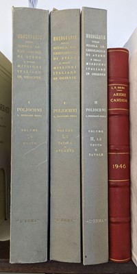 Lot 274 - Poliochni. Monografie della Scuola Archeologica di Atene ... 1964-1976